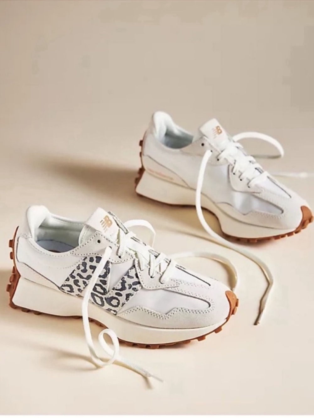 New Balance 327 Sneakers Linen/Sea Salt/Leopard